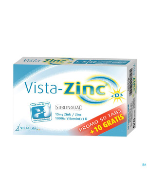 Vista zinc    comp fondant 50 + 10 gratis