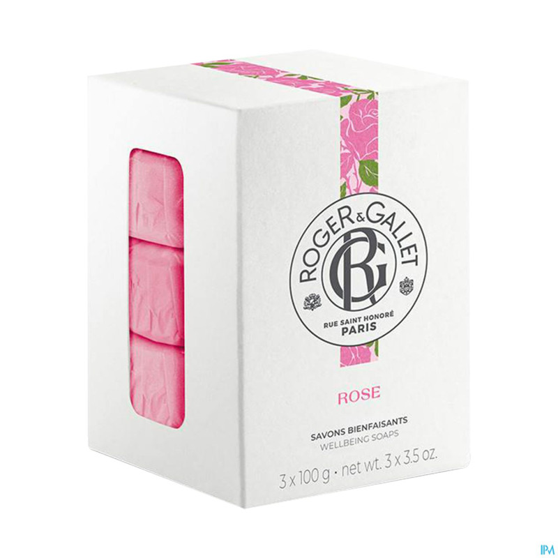 Roger&gallet rose boite 3 savons    100g
