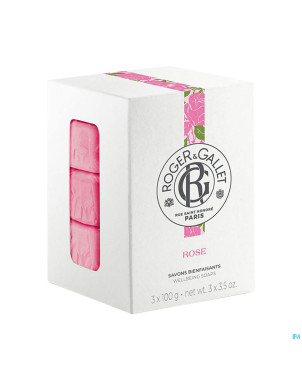 Roger&gallet rose boite 3 savons    100g