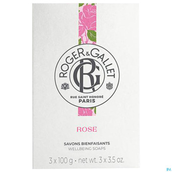 Roger&gallet rose boite 3 savons    100g