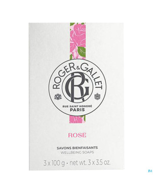 Roger&gallet rose boite 3 savons    100g