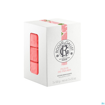 Roger&gallet fleur de figuier boite 3 savons  100g
