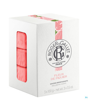 Roger&gallet fleur de figuier boite 3 savons  100g