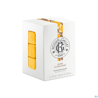 Roger&gallet bois orange boite 3 savons    100g