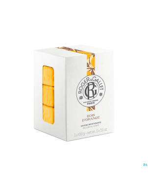 Roger&gallet bois orange boite 3 savons    100g