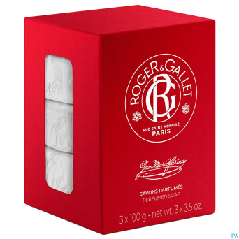 Roger&gallet jm farina boite 3 savons    100g