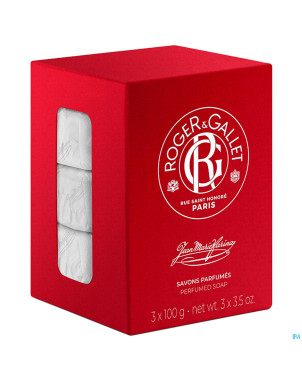 Roger&gallet jm farina boite 3 savons    100g