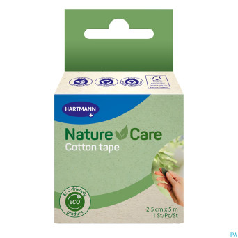 Nature care bande sparadrap cott.2,5cmx5m rouleau1