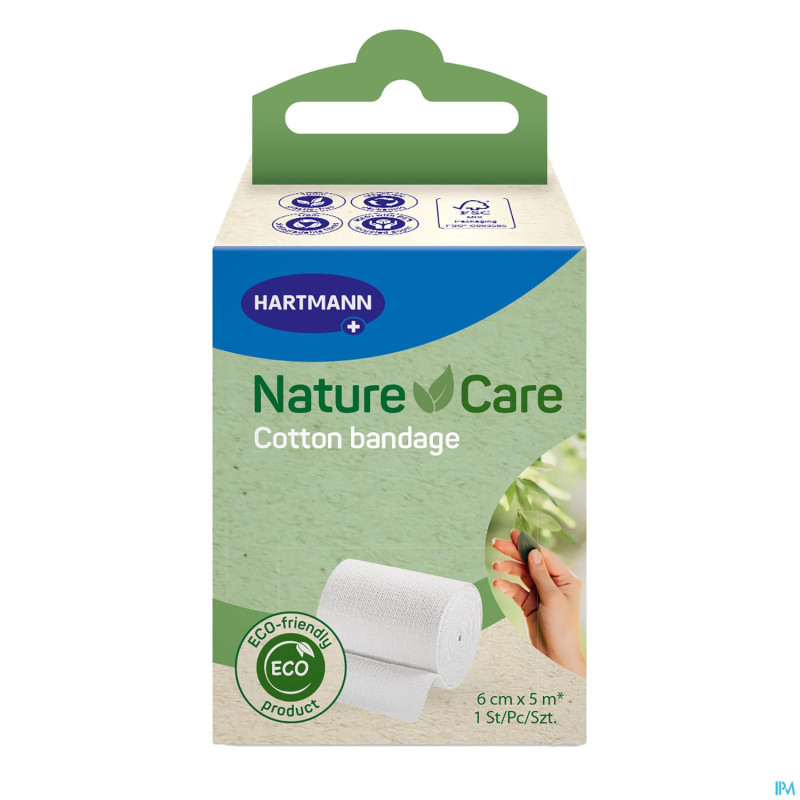 Nature care bandage cotton 6cmx5m rouleau 1