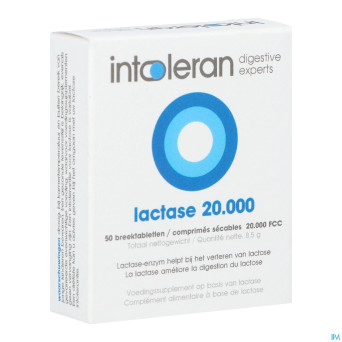 Intoleran lactase 20 000 fcc comp 50