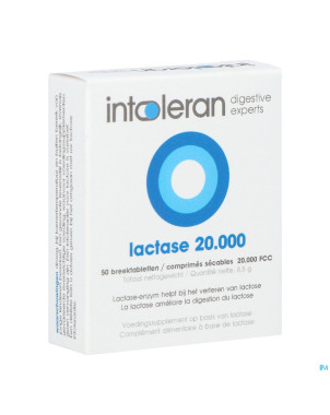 Intoleran lactase 20 000 fcc comp 50