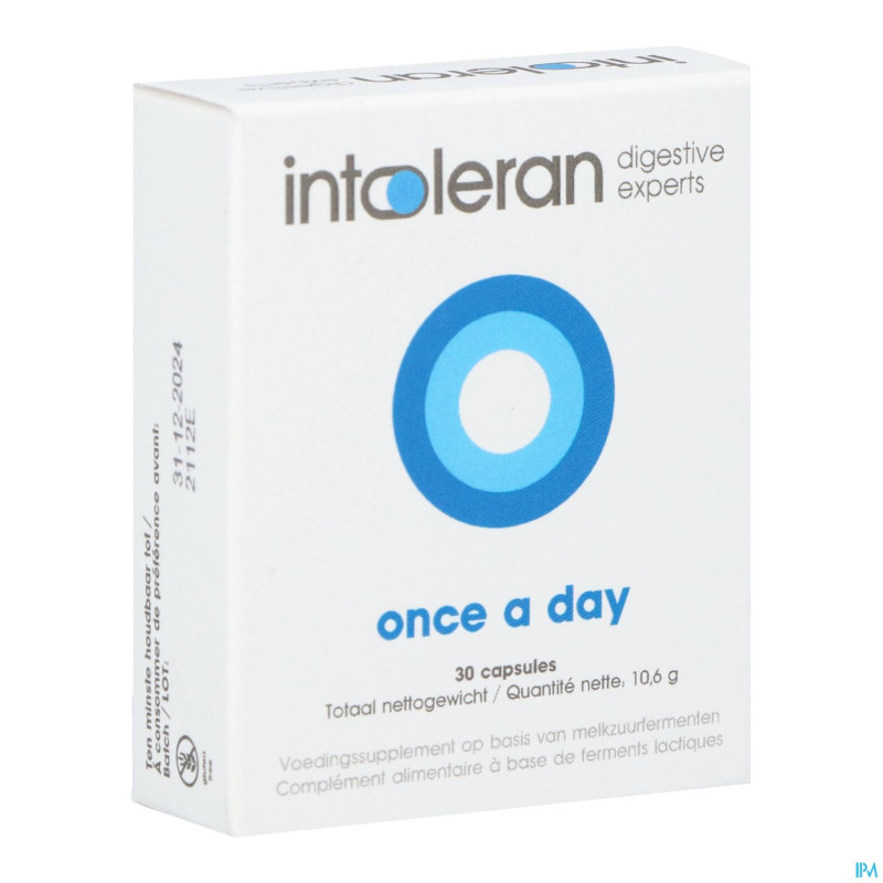 Intoleran once a day    caps 30