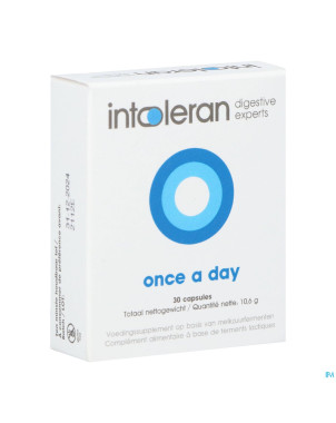 Intoleran once a day    caps 30