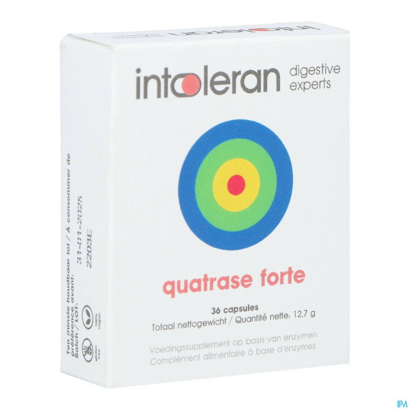 Intoleran quatrase forte caps 36