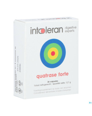 Intoleran quatrase forte caps 36