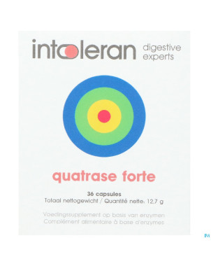 Intoleran quatrase forte caps 36