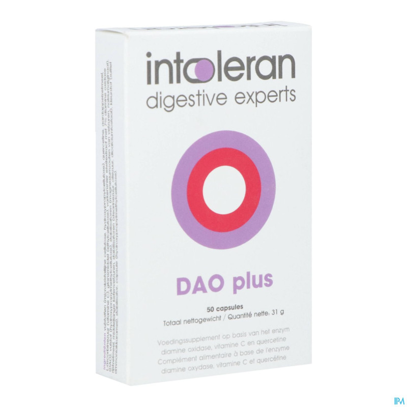 Intoleran dao plus caps 50