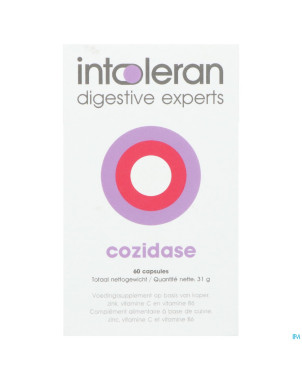 Intoleran cozidase caps 60