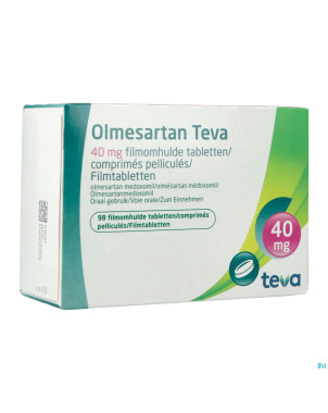 Olmesartan teva 40mg comp pell 98