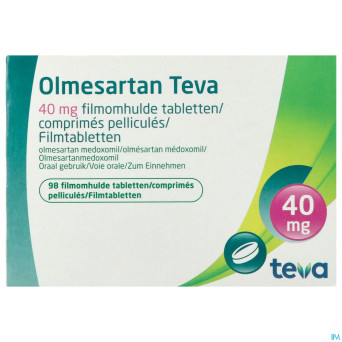 Olmesartan teva 40mg comp pell 98