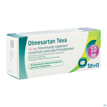 Olmesartan teva 10mg comp pell 98