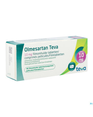 Olmesartan teva 10mg comp pell 98