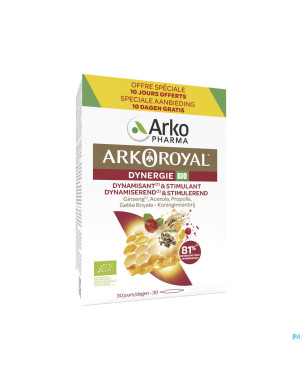 Arkoroyal dynergie promopack    amp 30x10ml