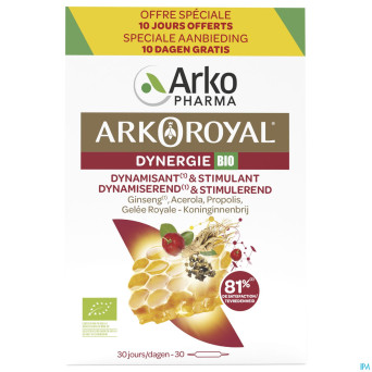 Arkoroyal dynergie promopack    amp 30x10ml