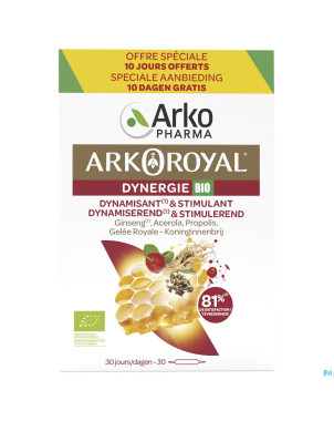Arkoroyal dynergie promopack    amp 30x10ml
