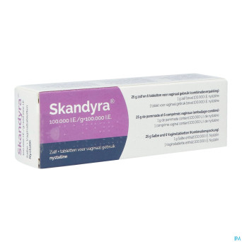 Skandyra 100000ui/g+100000ui pomm 25g+comp vag.6