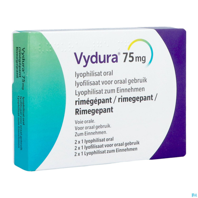 Vydura 75mg lyophilisat oral fl 2x1