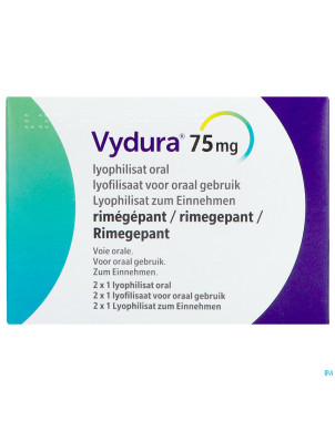Vydura 75mg lyophilisat oral fl 2x1