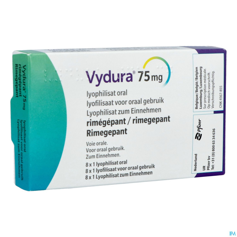 Vydura 75mg lyophilisat oral fl 8x1