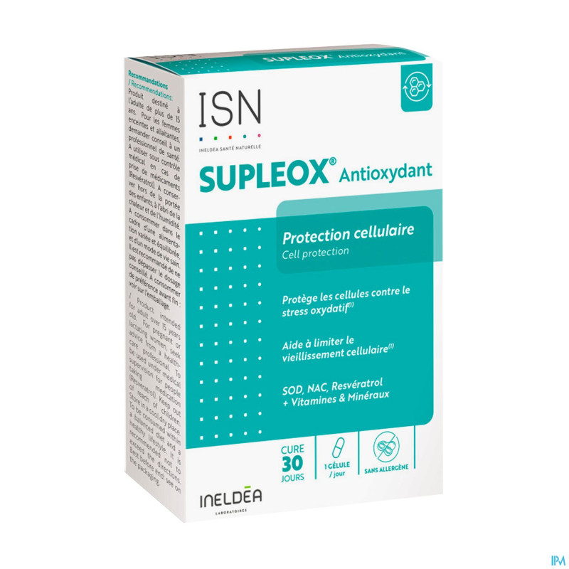 Ineldea supleox    v-caps 30
