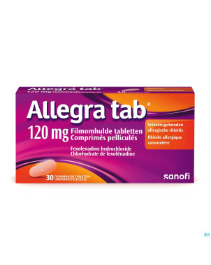 Allegra tab 120mg    comp pell 30x120mg