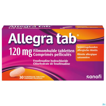 Allegra tab 120mg    comp pell 30x120mg