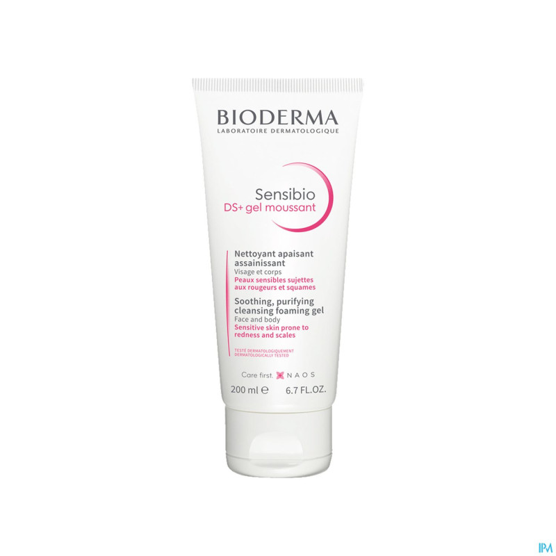 Bioderma sensibio ds+ gel moussant    200ml nf