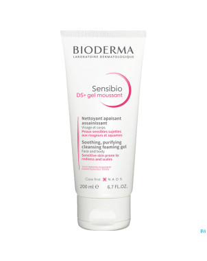 Bioderma sensibio ds+ gel moussant    200ml nf