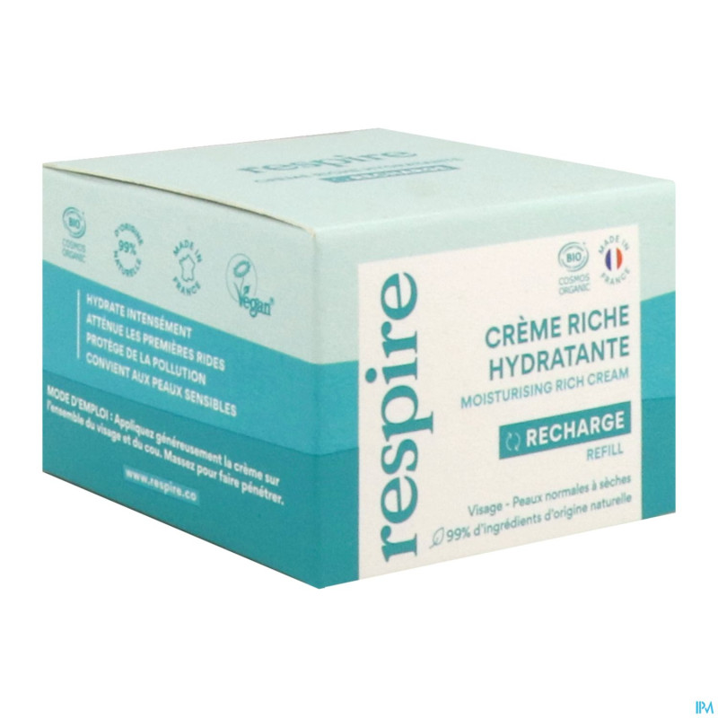 Respire creme riche hydratante    recharge 50ml