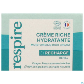 Respire creme riche hydratante    recharge 50ml