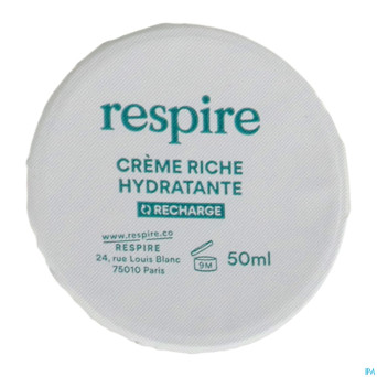Respire creme riche hydratante    recharge 50ml
