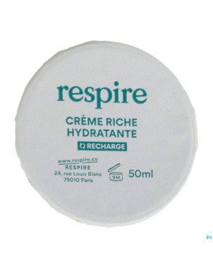 Respire creme riche hydratante    recharge 50ml