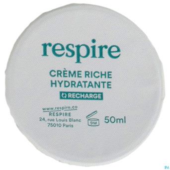 Respire creme riche hydratante    recharge 50ml