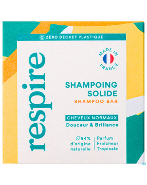 Respire shampoing solide cheveux normaux    75g