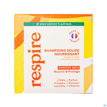 Respire shampoing solide cheveux secs    75g