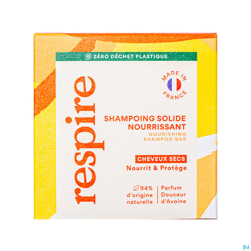 Respire shampoing solide cheveux secs    75g