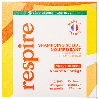 Respire shampoing solide cheveux secs    75g
