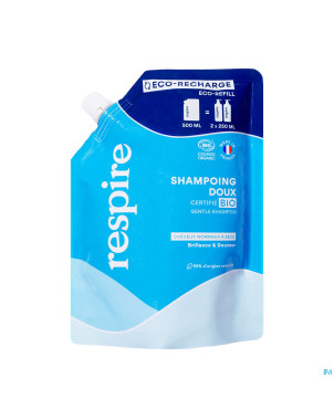 Respire shampoing doux    eco-recharge 500ml