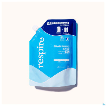 Respire shampoing doux    eco-recharge 500ml