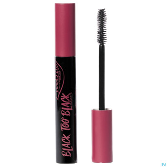 Purobio mascara noir black too black bio